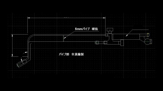 ガス切断器　CAD図面